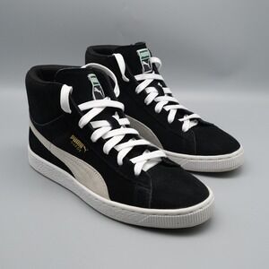 Puma Suede Mid Top Classic Men's Sneakers Black Size 7 US